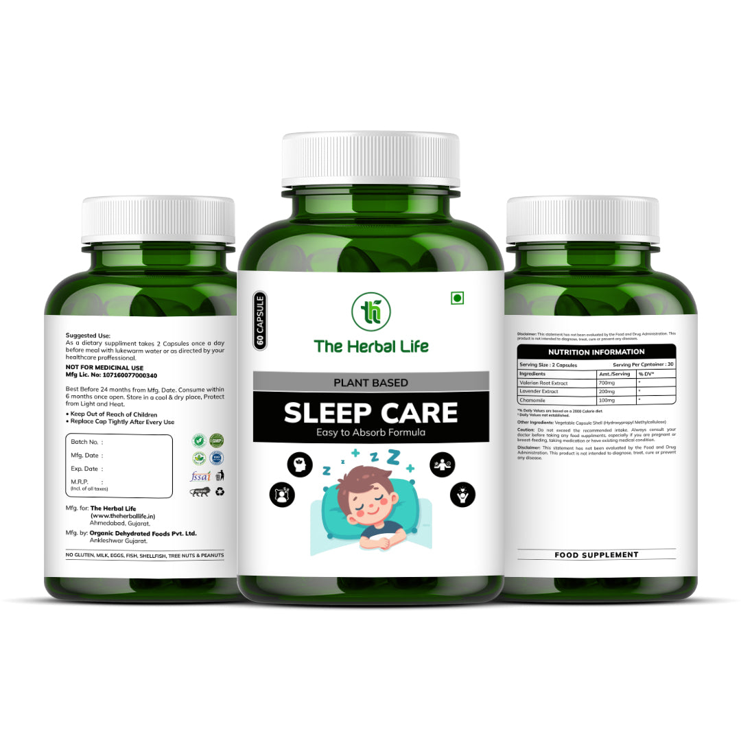 Sleep Care Capsules - Your Natural Solution for Restful Sleep